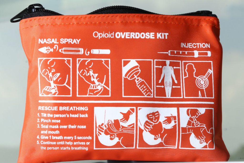 An opioid overdose kit.
